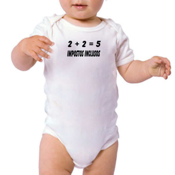 Body infantil 2 mais 2 e 5 Impostos inclusos - Imagem 3