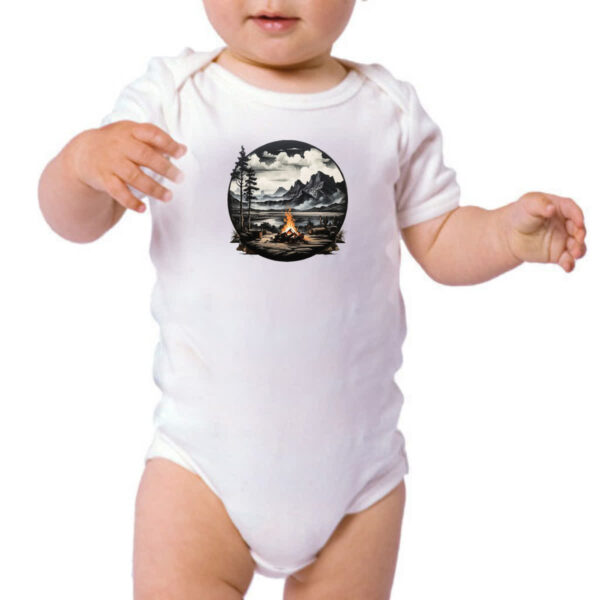 Body infantil Acampamento fogueira - Imagem 3
