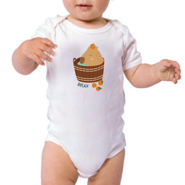 Body infantil Capivara banho relax - Imagem 3