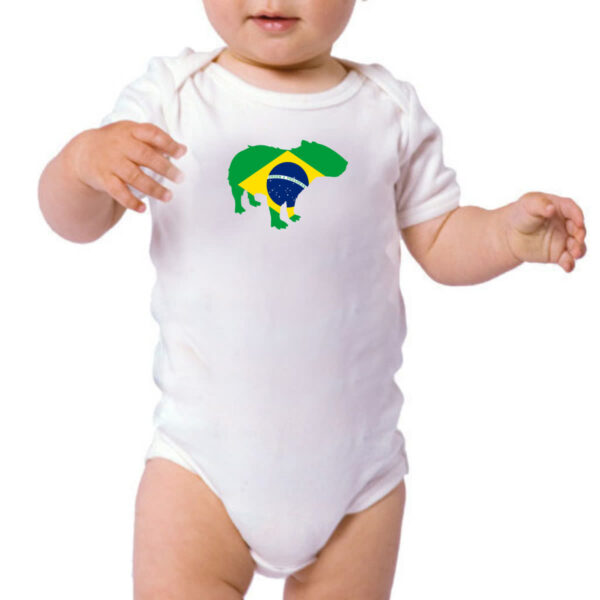 Body infantil Capivara Fauna Brasileira - Imagem 3