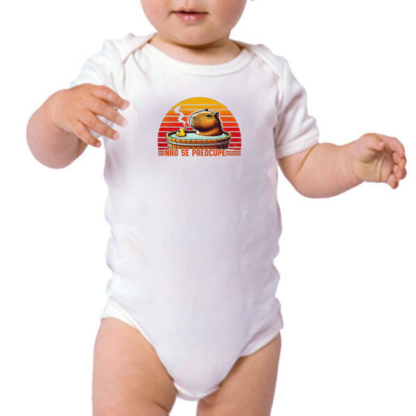 Body infantil Capivara nao se preocupe - Imagem 3