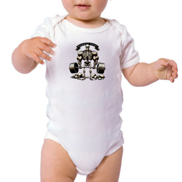 Body infantil Caveira instalando musculos - Imagem 3