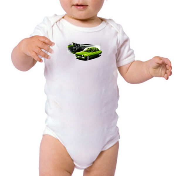 Body infantil Chevette primeira geracao verde - Imagem 3