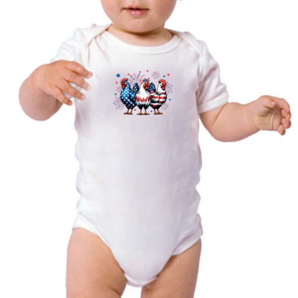 Body infantil Chicken EUA - Imagem 3