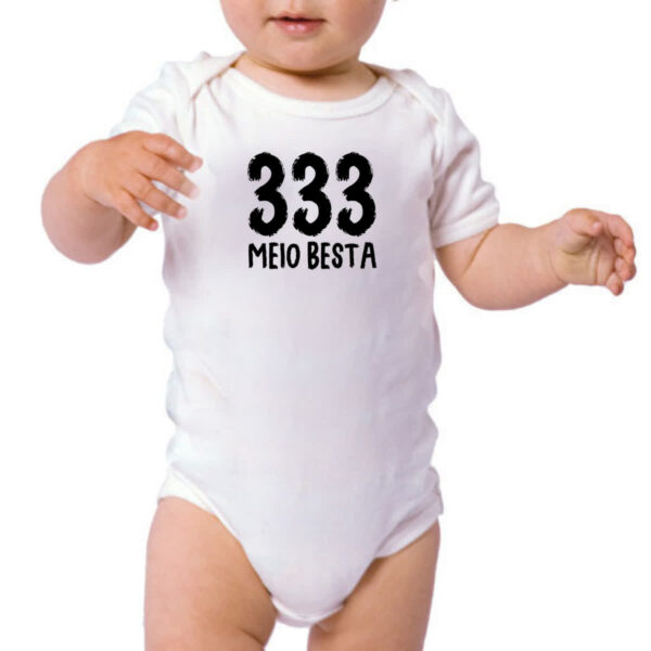 Body infantil 333 Meio Besta - Imagem 3