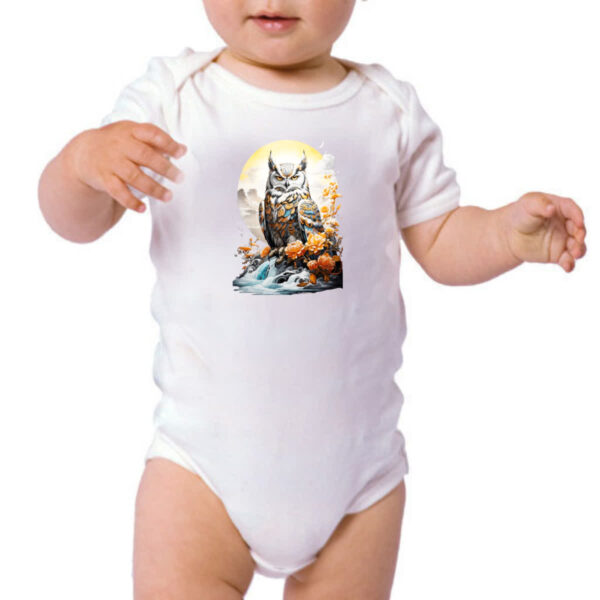 Body infantil Coruja do Gelo Sunset - Imagem 3