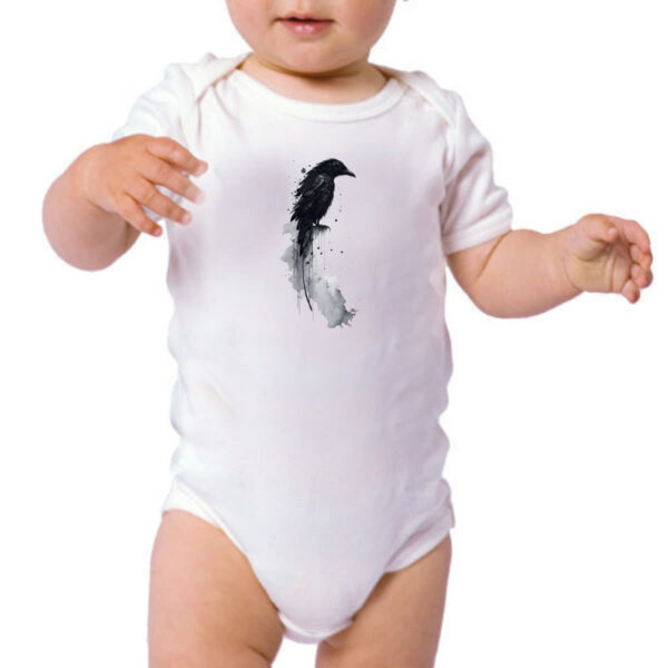 Body infantil Corvo lenda indigena - Imagem 3