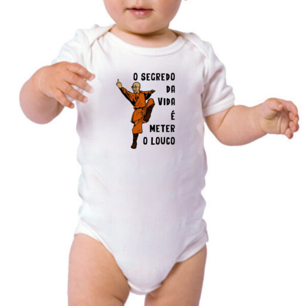 Body infantil Dalai Lama O segredo da vida e meter o louco - Imagem 3