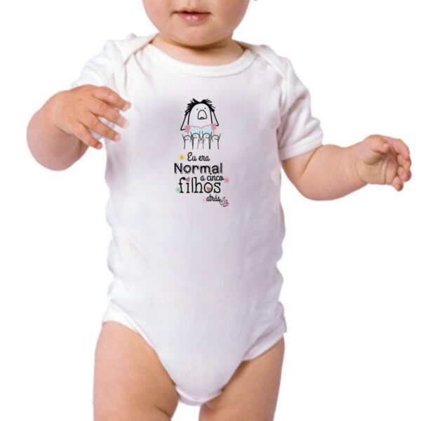 Body infantil Dias das mae Flork normal a cinco filho atras - Image 3