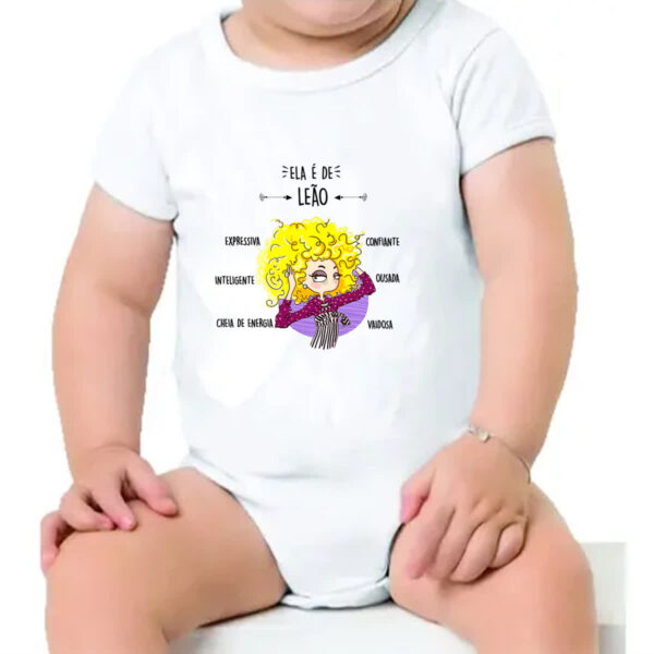 Body infantil Ela e de Leao - Imagem 4