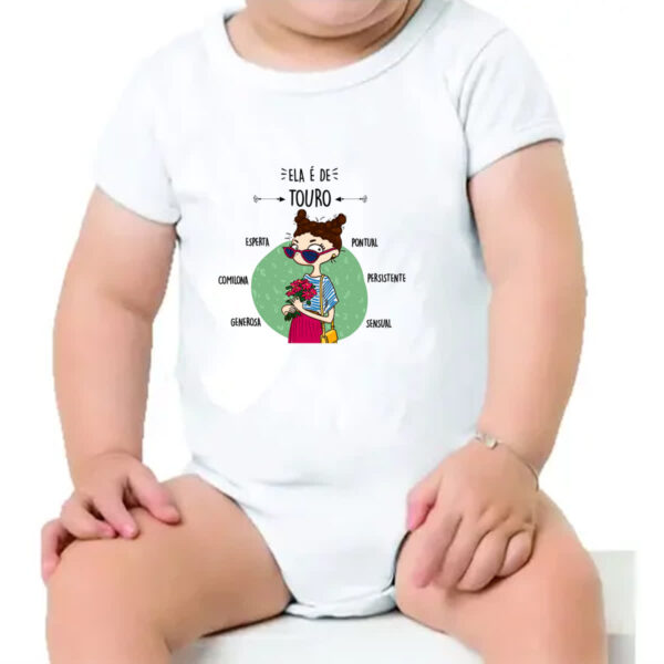 Body infantil Ela e de Touro - Imagem 4