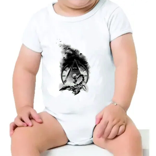 Body infantil Escorpiao Egipcio do Tempo - Imagem 4
