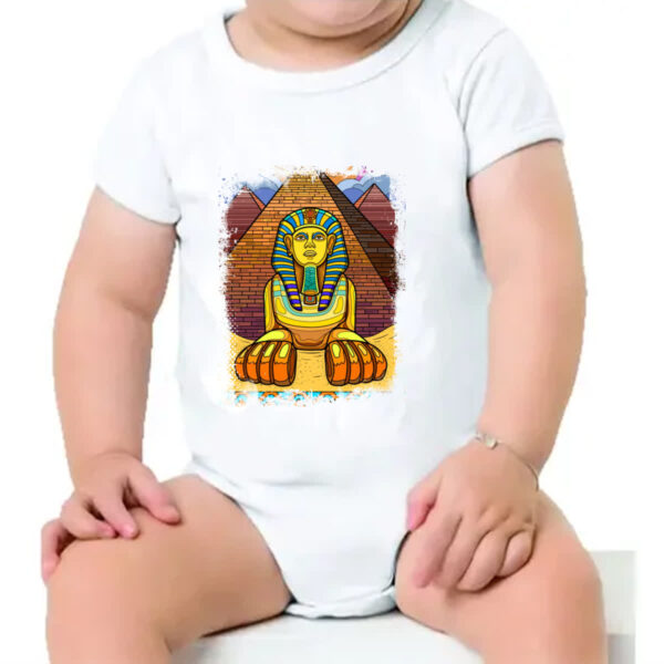 Body infantil Esfinge Egito Cartoon - Imagem 4