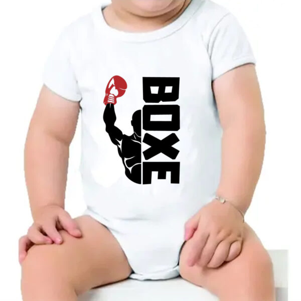 Body infantil Esporte boxe luva - Imagem 4