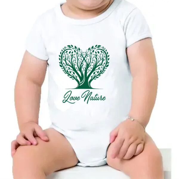 Body infantil Amo a natureza - Imagem 4