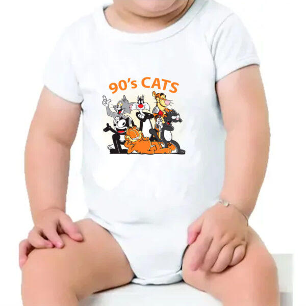 Body infantil 90s cats - Imagem 4