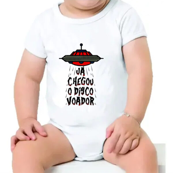 Body infantil Ja chegou o disco voador - Imagem 4