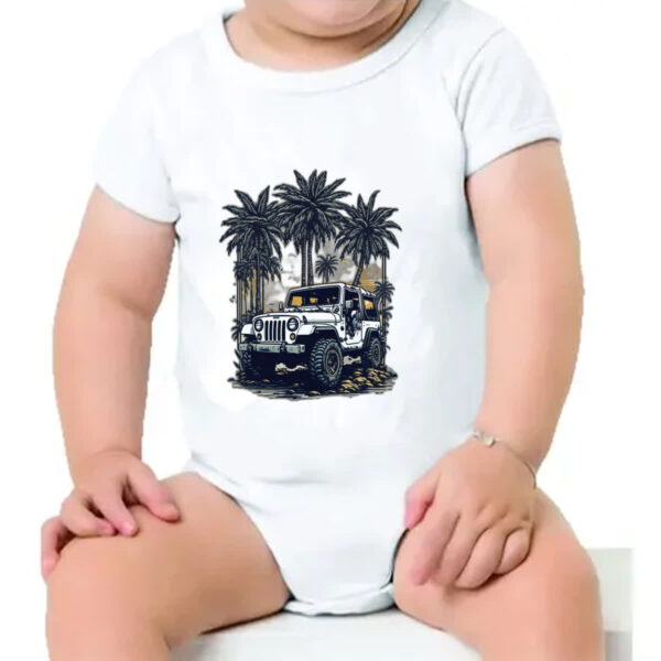 Body infantil Jeep orffroad 4x4 sunset - Imagem 4
