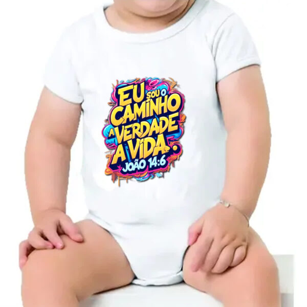 Body infantil Jesus Joao 14-6 - Imagem 4