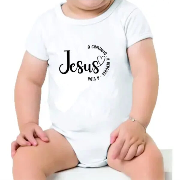 Body infantil Jesus caminho verdade e a vida 02 - Imagem 4