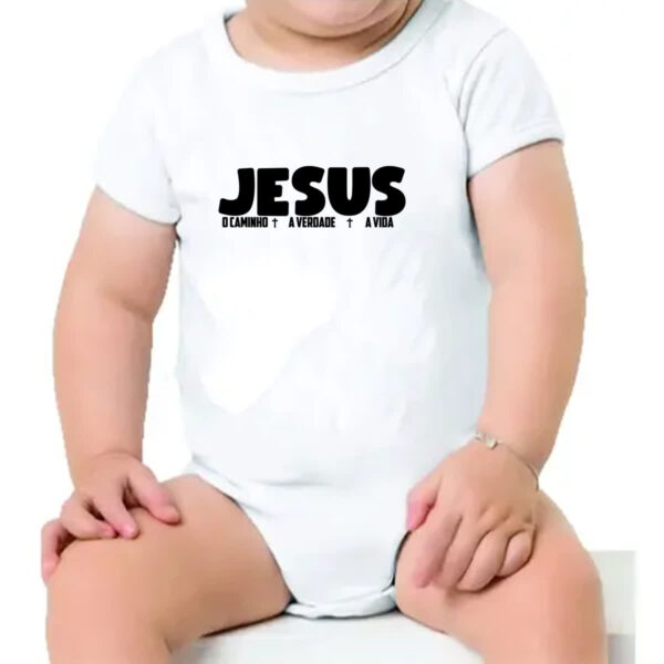 Body infantil Jesus caminho verdade e a vida 03 - Imagem 4