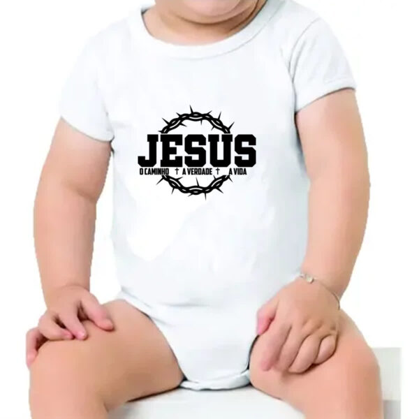 Body infantil Jesus caminho verdade e a vida 05 - Imagem 4