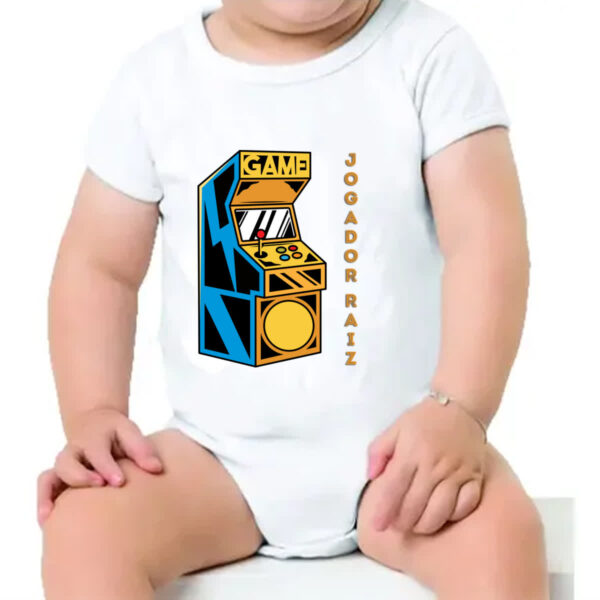 Body infantil Jogador gamer raiz - Imagem 4