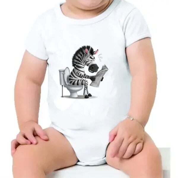 Body infantil Zebra na sala de forca - Imagem 4