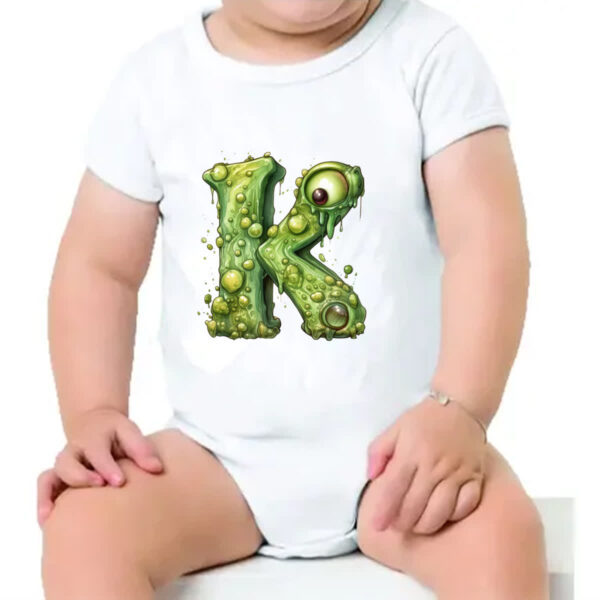 Body infantil Zumbi Alfabeto Letra K - Imagem 4