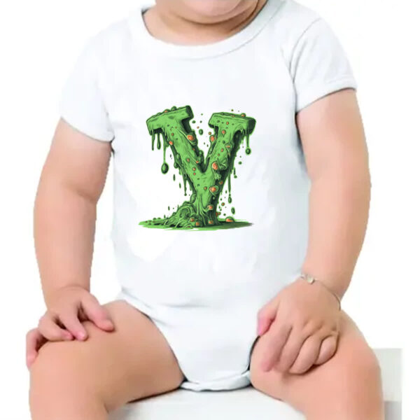 Body infantil Zumbi Alfabeto Letra Y - Imagem 4