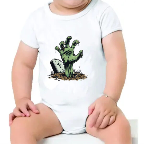 Body infantil Zumbi saindo da cova - Imagem 4