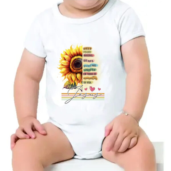 Body infantil Fe poder invisivel - Imagem 4