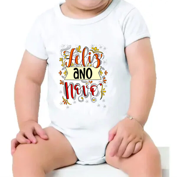 Body infantil Feliz ano novo - Imagem 4