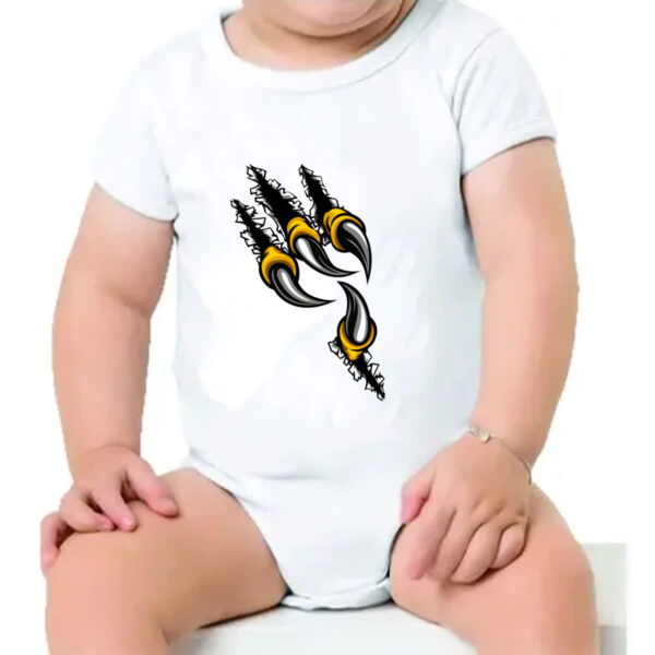 Body infantil Garras de aguia rasgando - Imagem 4