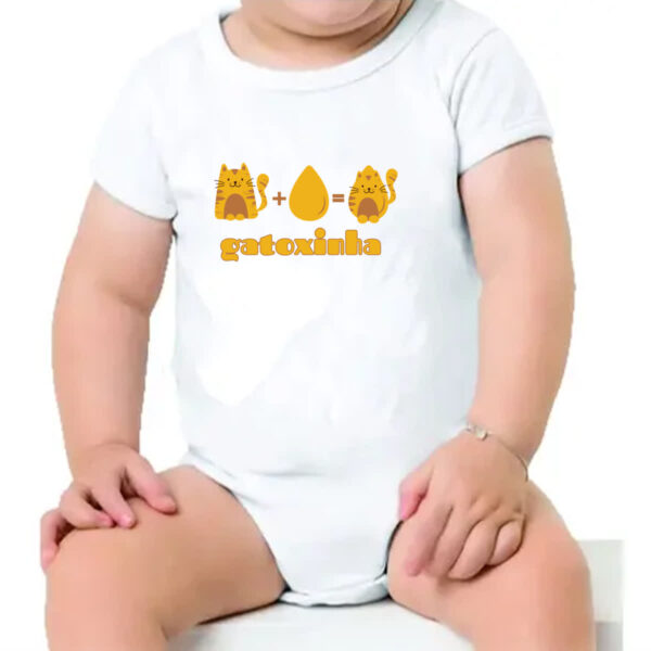Body infantil Gatoxinha - Imagem 4