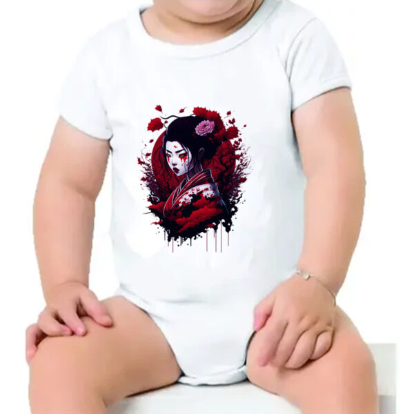 Body infantil Geisha dark magic splash - Imagem 4