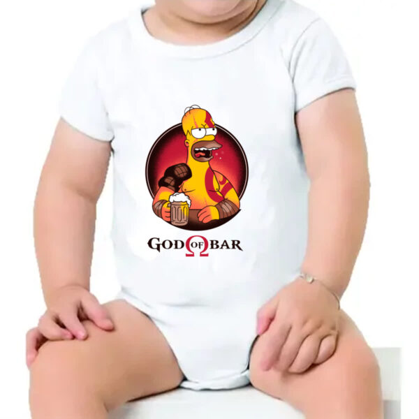 Body infantil God of bar - Imagem 4