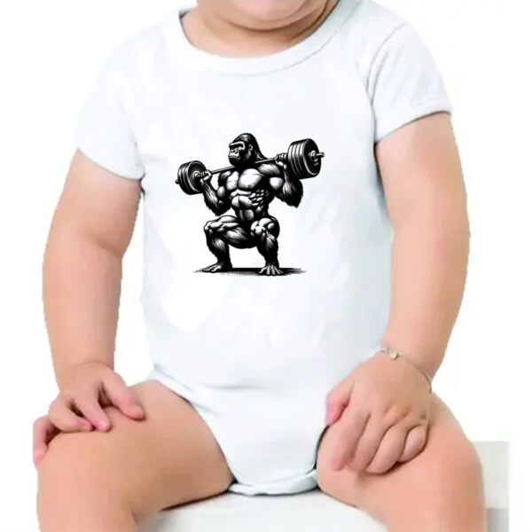 Body infantil Gorila maromba - Imagem 4