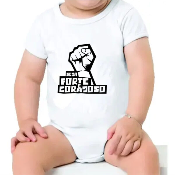 Body infantil Gospel Josue 1.9 - Imagem 4