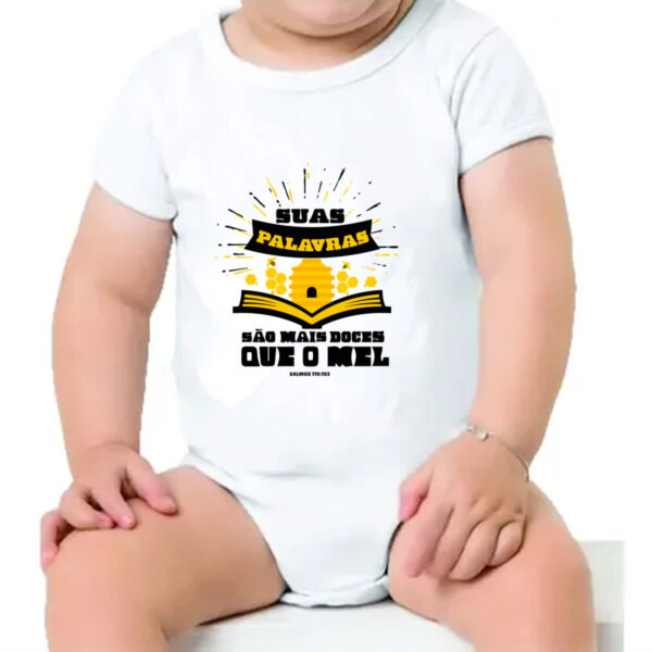 Body infantil Gospel Salmos 119.103 - Imagem 4