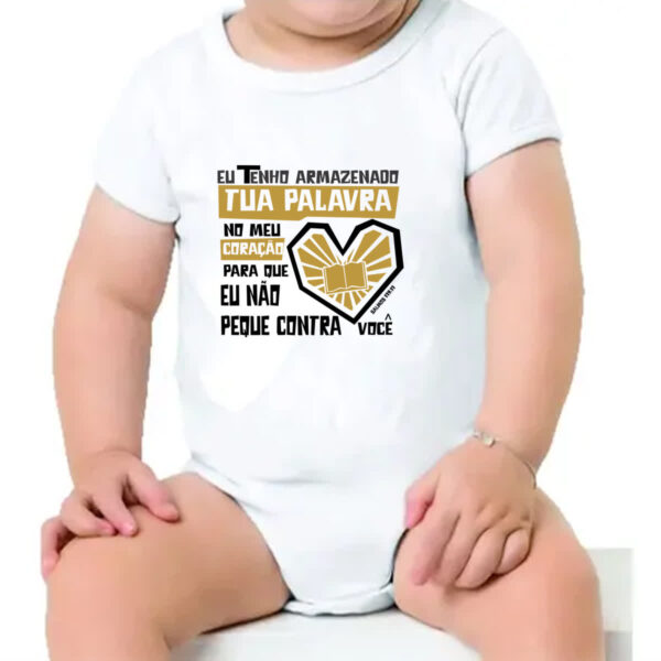 Body infantil Gospel Salmos 119.11 - Imagem 4