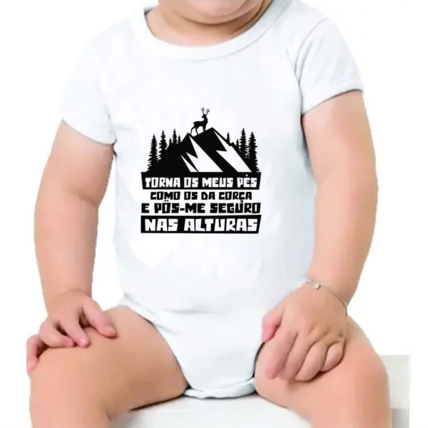 Body infantil Gospel Salmos 18.33.34 - Imagem 4