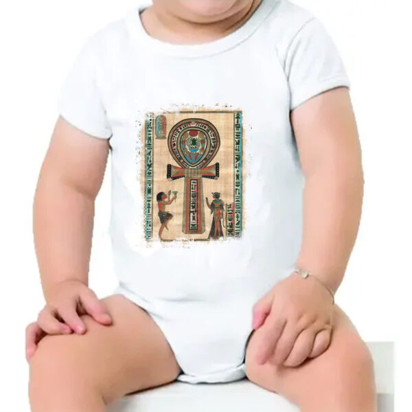 Body infantil Ankh Chave da Vida Egipcia - Imagem 4