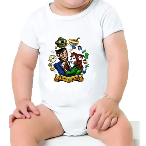 Body infantil Grimm Monroe e Rosalee Time e Thyme - Imagem 4