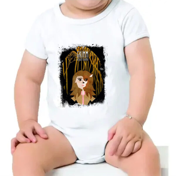 Body infantil Grimm Rosalee Calvert Arte - Imagem 4