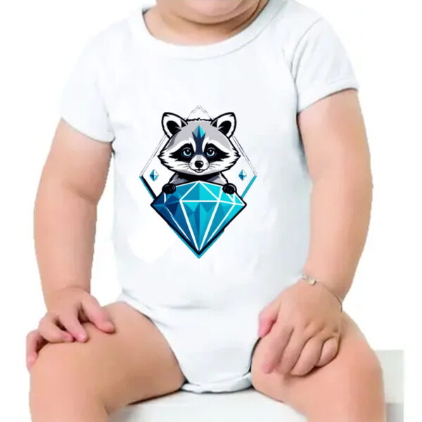 Body infantil Guaximim com diamante - Imagem 4