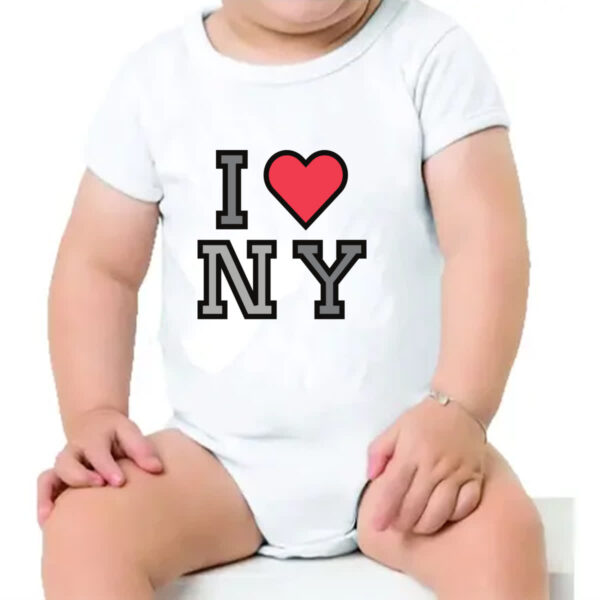 Body infantil I Love NY - Imagem 4
