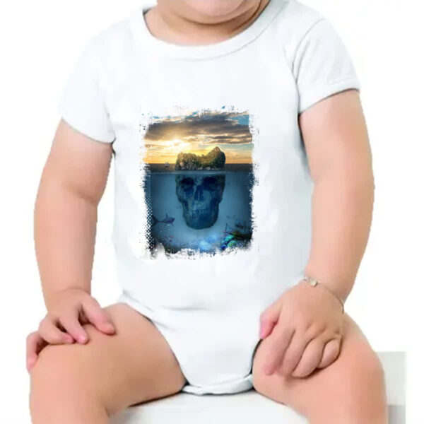 Body infantil Ilha da caveira 3 - Imagem 4