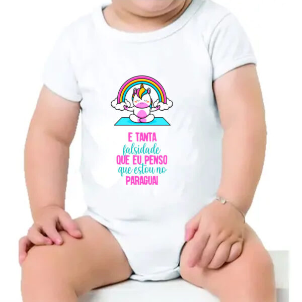 Body infantil Ironico e tanta falsidade - Imagem 4