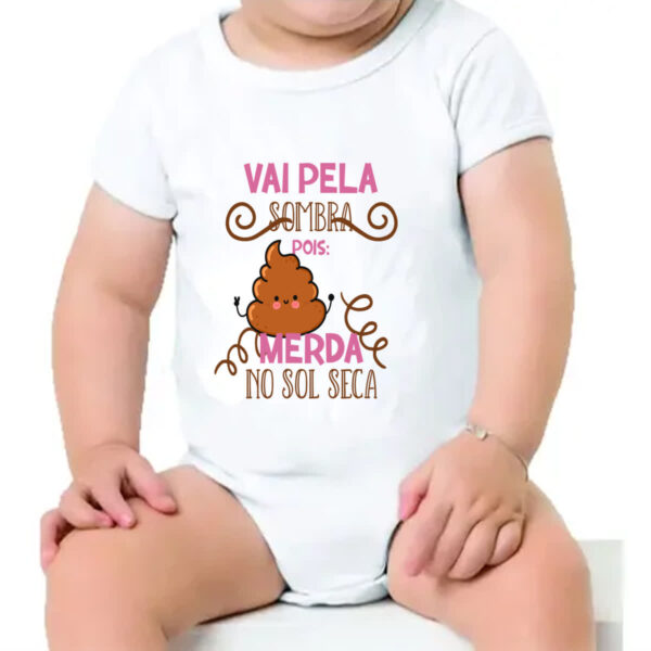 Body infantil Ironico vai pela sombra pois - Imagem 4